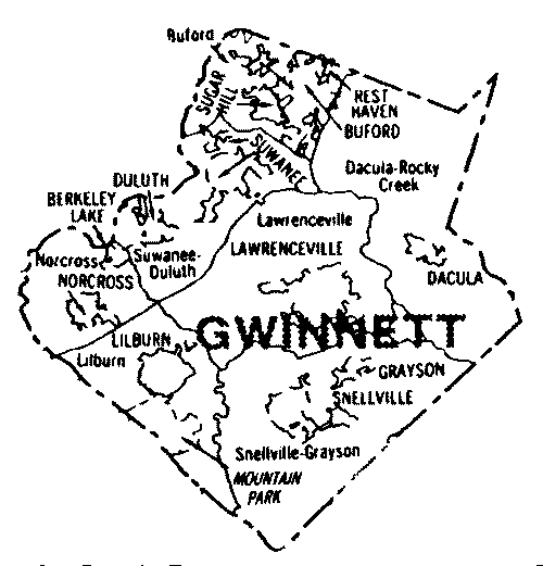 Gwinnett County Map With Cities - Calendar 2024