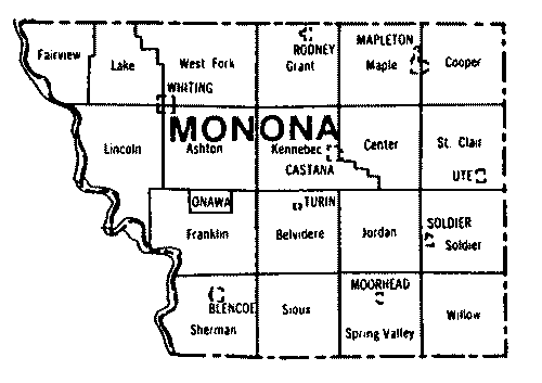 Monona County, Iowa  1860